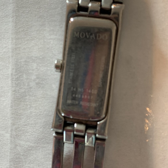 Vintage Movado Diamond Ladies Stainless Steel Esperanza Watch - Picture 8 of 16